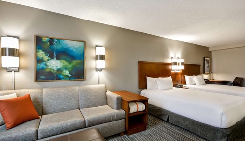 Room, 2 Double Beds, Accessible (Roll-In Shower, No Sofabed)