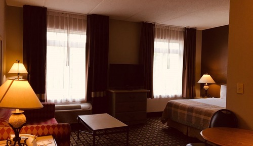 Suite, 1 Queen Bed, Accessible, Kitchen