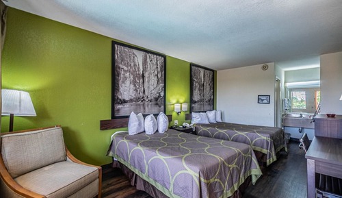 Double Room, 2 Double Beds, Smoking