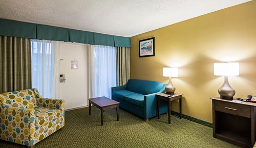Room, Atrium 1st Floor, 1 King Bed & Sofa, Kitchenette