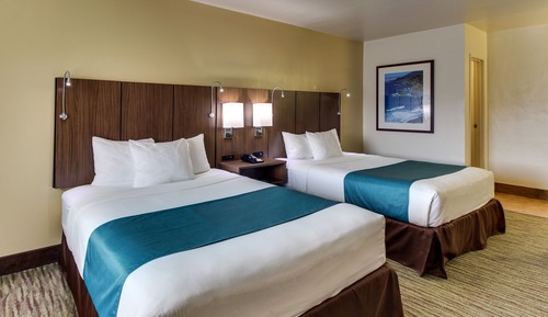 Standard Double Room, 2 Queen Beds, Non Smoking, Refrigerator
