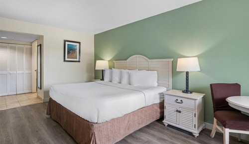 Standard Room, 1 King Bed, Non Smoking, Refrigerator & Microwave