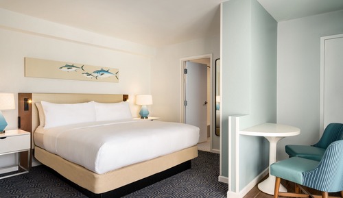 Basic Room, 1 King Bed, Accessible, Bathtub (Mobility & Hearing)