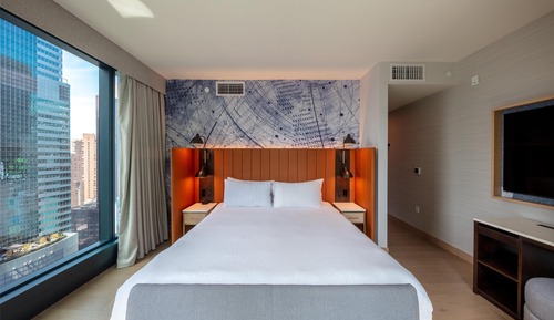 Room, 1 King Bed (Times Square View)
