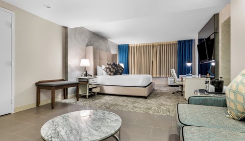 Suite, 1 King Bed (Living Area Powder Room)