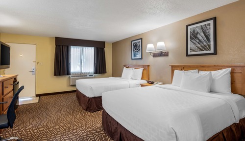 Standard Room, 2 Queen Beds, Non Smoking, Refrigerator (Third bed is a Sofabed)