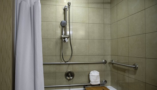 Standard Room, 2 Double Beds, Accessible Bathtub (Comm, Mobil, Access Tub)