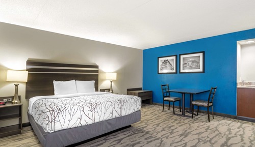 Suite, 1 King Bed, Non Smoking, Refrigerator & Microwave (Living Room;with Sofabed)