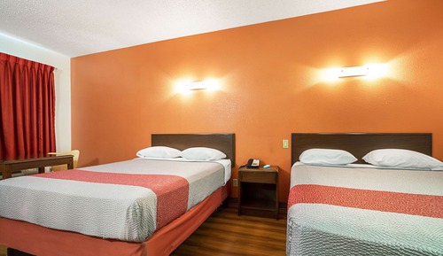 Standard Room, 2 Queen Beds, Non Smoking, Refrigerator & Microwave