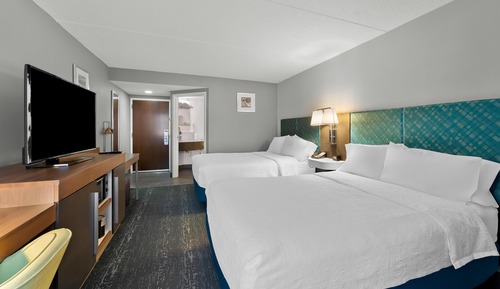 Two double beds non smoking