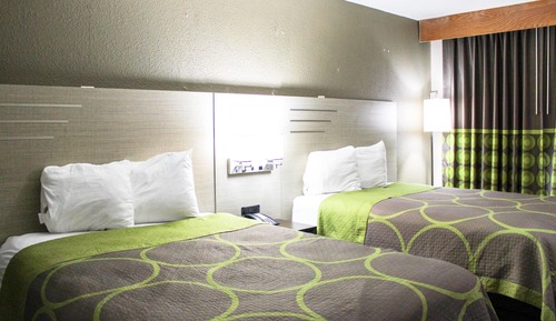 Double Room, 2 Double Beds, Non Smoking