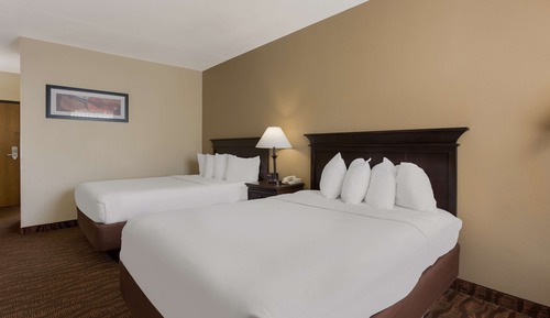 Standard Room, 2 Queen Beds, Non Smoking, Refrigerator & Microwave