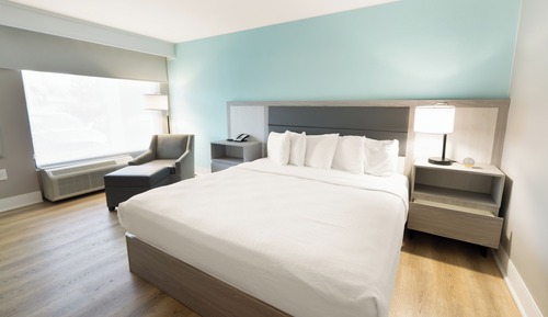 Standard Room, 1 King Bed, Non Smoking, Refrigerator & Microwave