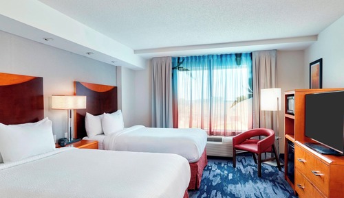 Room, 2 Double Beds, ( High Floor)