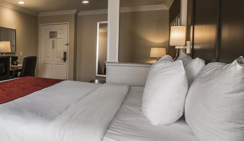 Suite, 1 King Bed with Sofabed, Accessible Roll-In Shower, Non Smoking