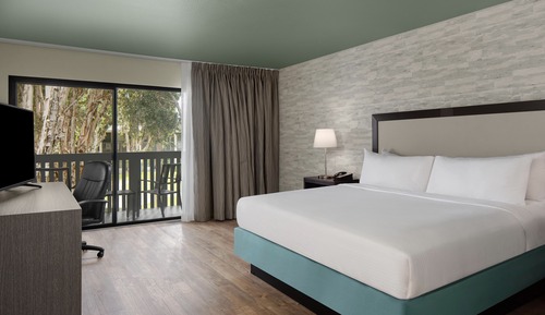 Deluxe Room, 1 King Bed, Balcony, Courtyard View