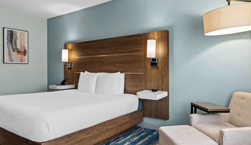 Standard Room, 1 King Bed, Non Smoking, Refrigerator & Microwave (Walk-in Shower)