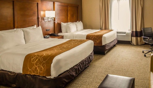 Suite, Non-Smoking, 2 Queen Beds with Sofa Bed, Kitchenette with Electric Cook Top