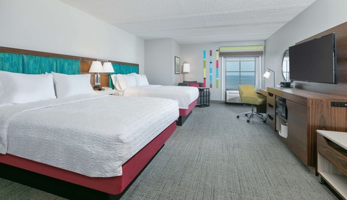 Two Double Beds, Beach View, Non-Smoking