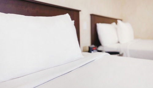 Family Double Room, 2 Queen Beds, Non Smoking, Refrigerator & Microwave