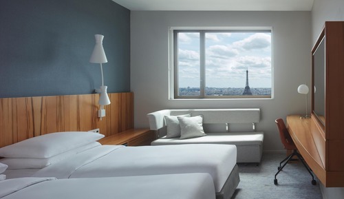 Room, 2 Twin Beds (Eiffel Tower View, High Floor, Club)