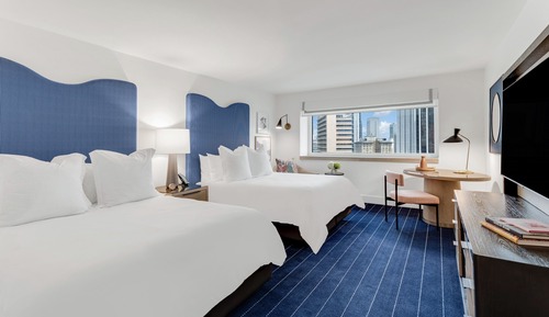 Classic Room, 2 Queen Beds, Accessible, Business Lounge Access (Skyline View)