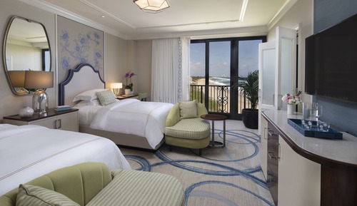 Premium Room, 2 Double Beds, Partial Ocean View