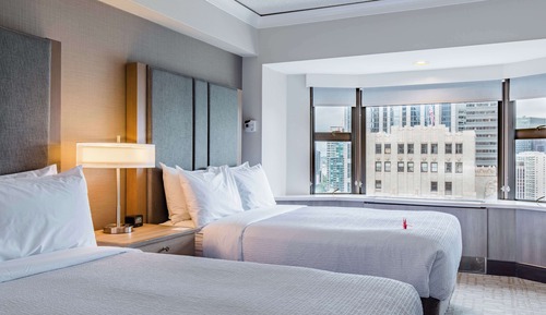 Room, 2 Double Beds, Club Lounge Access, City View