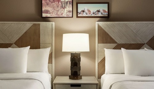 Suite, 2 Double Beds, Accessible (Mobility & Hearing, Roll-in Shower)