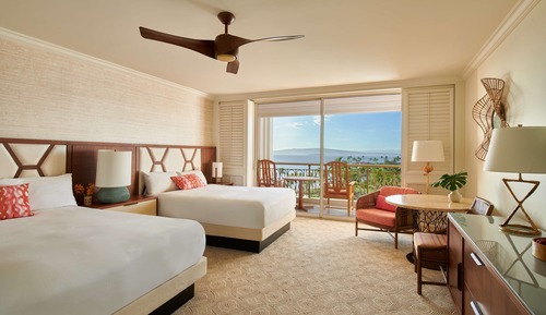 Club Room, 2 Queen Beds, Mobility Accessible, Ocean View (Napua)
