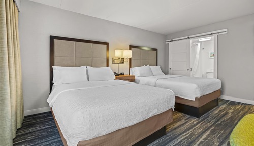 Room, 2 Queen Beds, Non Smoking, Refrigerator & Microwave