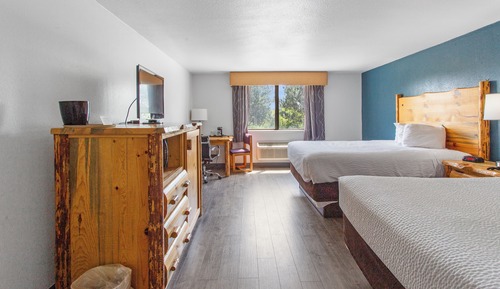 Standard Room, 2 Queen Beds, Non Smoking, Refrigerator & Microwave