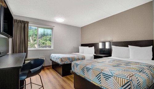 Deluxe Room, 2 Double Beds, Smoking, Refrigerator & Microwave
