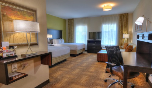 Studio Suite, 2 Queen Beds, Accessible, Kitchen (Mobility, Accessible Shower)