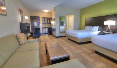 Studio Suite, 2 Double Beds, Accessible, Kitchen (Mobility, Accessible Tub)