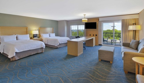 Studio, 2 Queen Beds, Accessible, Kitchenette, Ocean View (Mobility and Hearing Impaired)