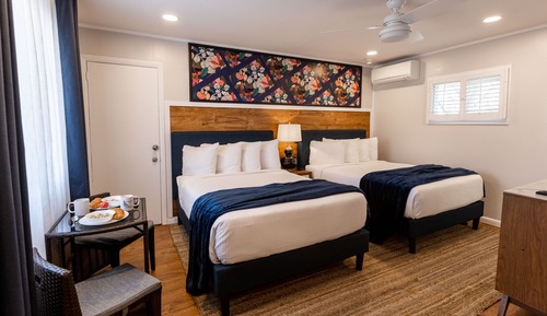 Room, 2 Double Beds, Kitchenette