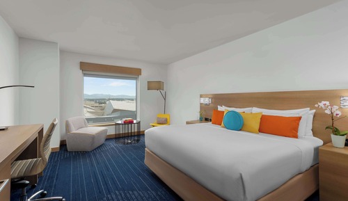 Deluxe Room, 1 King Bed, Mountain View