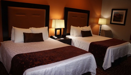 Standard Room, 2 Queen Beds, Non Smoking, Refrigerator & Microwave