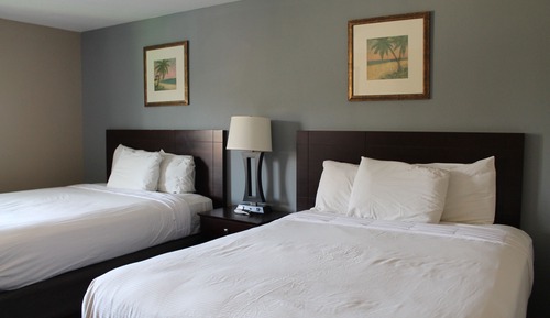 Room, 2 Queen Beds, Balcony, Pool View