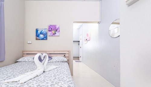 Standard Quadruple Room, 2 Double Beds, Private Bathroom, Courtyard Area
