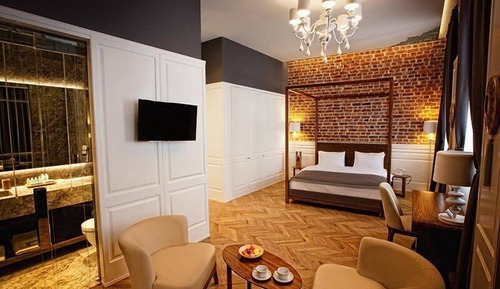 Suite, 1 King Bed with Sofa bed