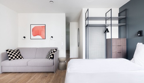 L Studio, Kitchenette, Balcony, Sofa Bed