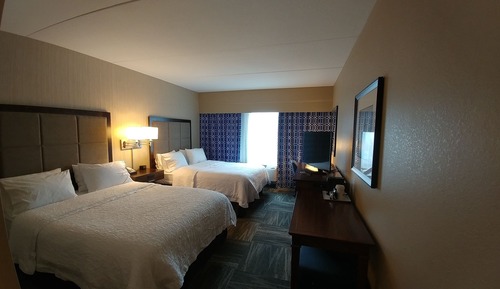 Room, 2 Queen Beds, Non Smoking, Refrigerator & Microwave