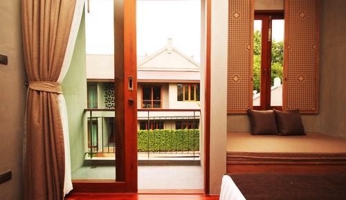 Superior Double or Twin Room, Balcony, Garden View