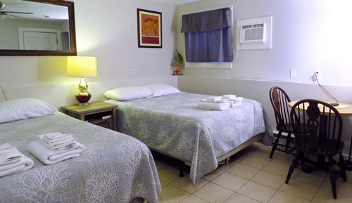 Economy Double Room, 2 Double Beds (No View)