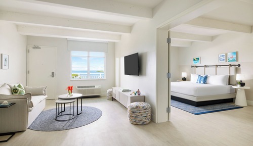 Room, 1 King Bed, Hearing Accessible, Ocean View