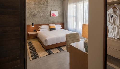 Room, 1 King Bed, Non Smoking (Mobility/Hearing Access, Roll-in Shwr)