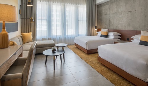 Premium Room, 2 Double Beds, Non Smoking, City View