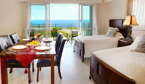 Deluxe Quadruple Room, Non Smoking, Ocean View (For 3-4 people, 55sqm)